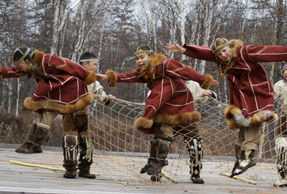 Salmon is central to the lives of Kamchatka’s indigenous peoples; it is often referenced in traditional dances. (Photo: Olga Moskvina)