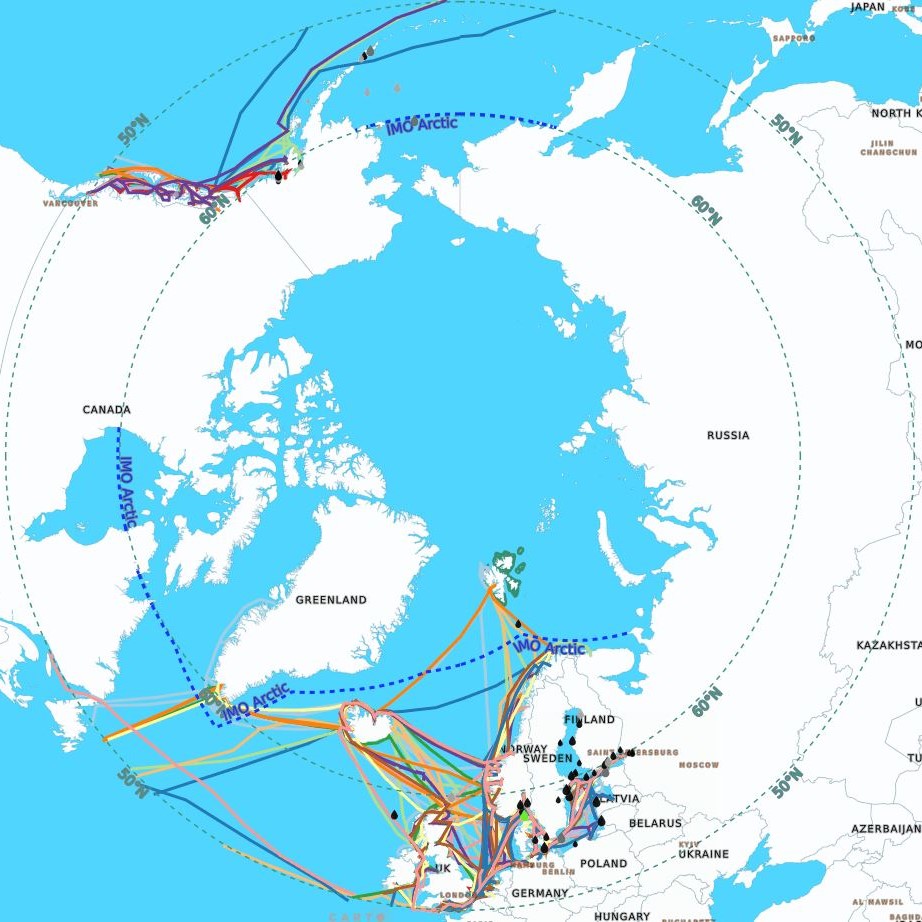 Screenshot of 2017 Carnival Corp. Route Map